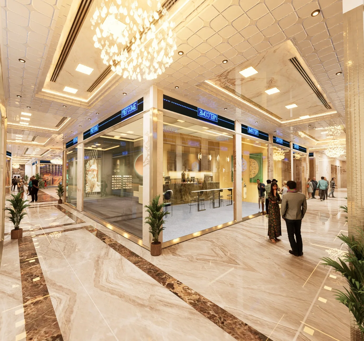 Ashoak Mall entrance lobby