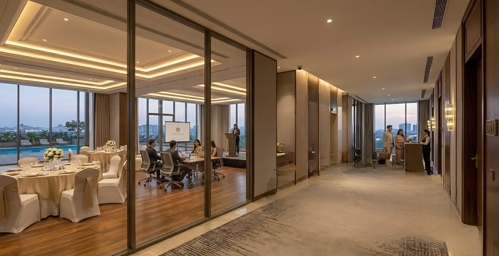 Corporate conference and event suite