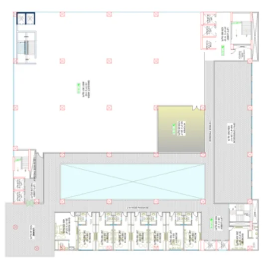 Official terrace floor plan — rooftop